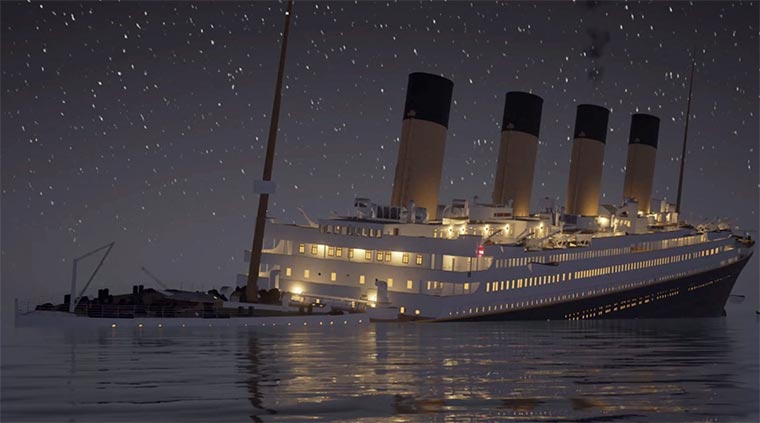 Nervenkitzel am Limit: Wie die Titanic in Echtzeit sinkt