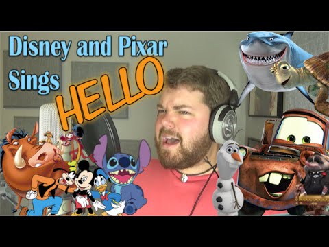 Wenn die Charaktere von Disney und Pixar „Hello“ singen