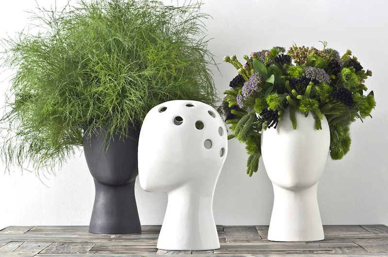 Wig Vase: Eine Blumenvase fürs Ego